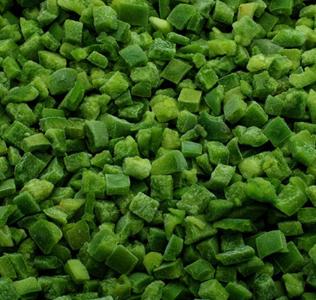 Cube Green Pepper